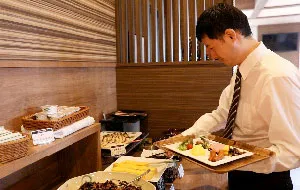照片:自助式早餐
