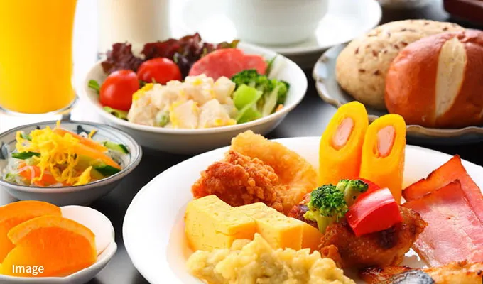 照片：早餐形象